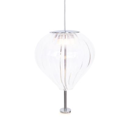 MAXLIGHT P0527 - Lampadario LED a sospensione con filo PALLONCINI 2xLED/3W/230V diametro 12 cm limpido