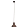 MAXLIGHT P0548 - Lampadario a sospensione con filo SAKURA 1xE27/60W/230V diametro 33,5 cm noce