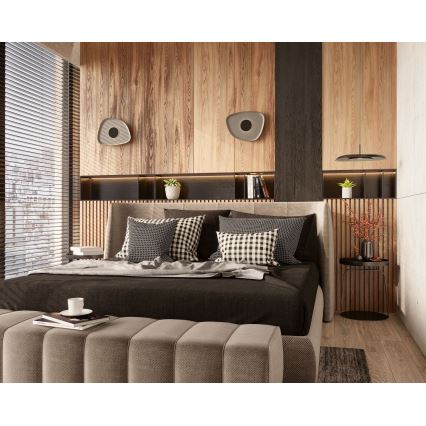 MAXLIGHT P0561 - Lampadario LED a sospensione con filo DEUX LED/5W/230V beige/grigio