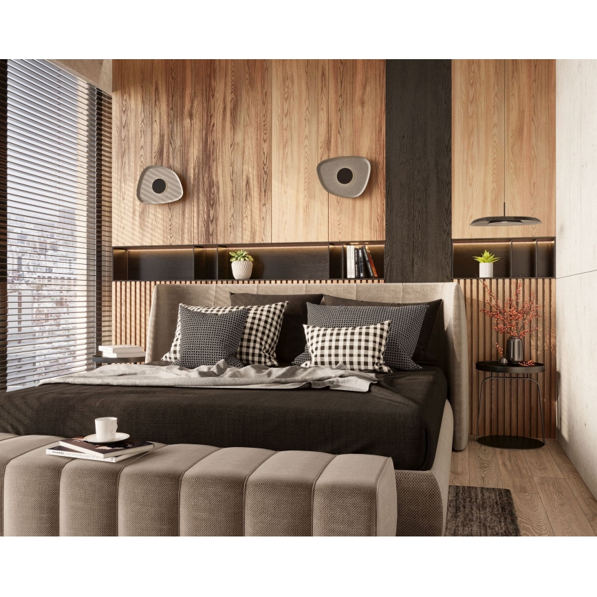 MAXLIGHT P0561 - Lampadario LED a sospensione con filo DEUX LED/5W/230V beige/grigio