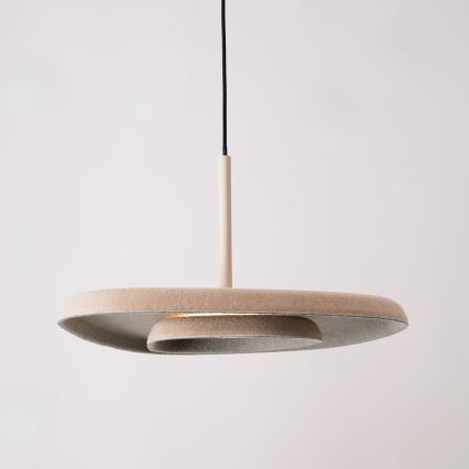 MAXLIGHT P0561 - Lampadario LED a sospensione con filo DEUX LED/5W/230V beige/grigio