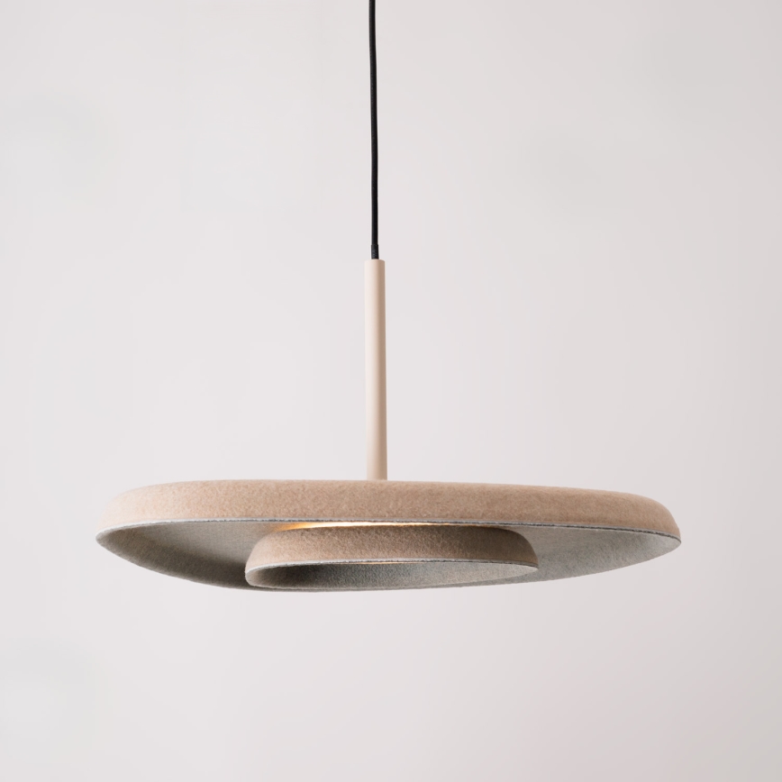 MAXLIGHT P0561 - Lampadario LED a sospensione con filo DEUX LED/5W/230V beige/grigio