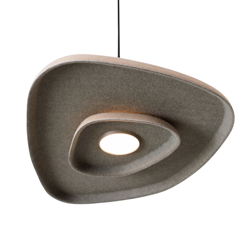 MAXLIGHT P0561 - Lampadario LED a sospensione con filo DEUX LED/5W/230V beige/grigio