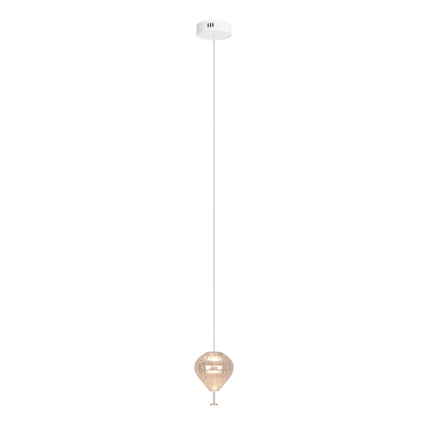 MAXLIGHT P0575 - Lampadario LED a sospensione con filo PALLONCINI 2xLED/3W/230V diametro 12 cm beige