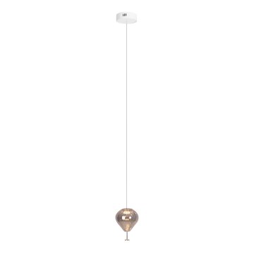 MAXLIGHT P0576 - Lampadario LED a sospensione con filo PALLONCINI 2xLED/3W/230V diametro 12 cm fumé