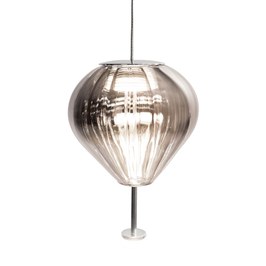 MAXLIGHT P0576 - Lampadario LED a sospensione con filo PALLONCINI 2xLED/3W/230V diametro 12 cm fumé