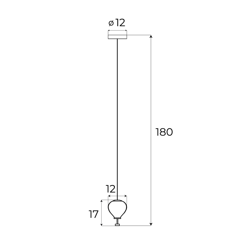 MAXLIGHT P0576 - Lampadario LED a sospensione con filo PALLONCINI 2xLED/3W/230V diametro 12 cm fumé
