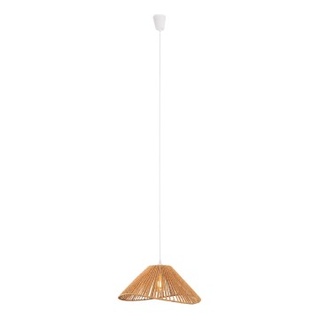 MAXLIGHT P0577 - Lampadario a sospensione con filo AMALFI 1xE27/15W/230V diametro 45 cm beige