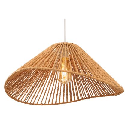 MAXLIGHT P0577 - Lampadario a sospensione con filo AMALFI 1xE27/15W/230V diametro 45 cm beige