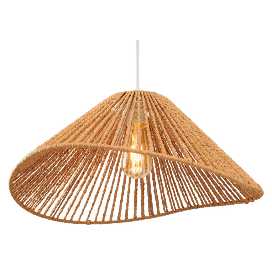 MAXLIGHT P0577 - Lampadario a sospensione con filo AMALFI 1xE27/15W/230V diametro 45 cm beige