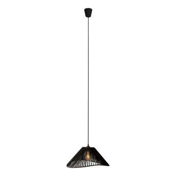 MAXLIGHT P0579 - Lampadario a sospensione con filo AMALFI 1xE27/15W/230V diametro 45 cm nero
