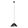 MAXLIGHT P0579 - Lampadario a sospensione con filo AMALFI 1xE27/15W/230V diametro 45 cm nero