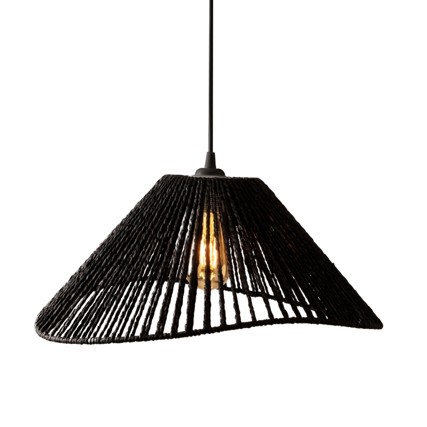 MAXLIGHT P0579 - Lampadario a sospensione con filo AMALFI 1xE27/15W/230V diametro 45 cm nero