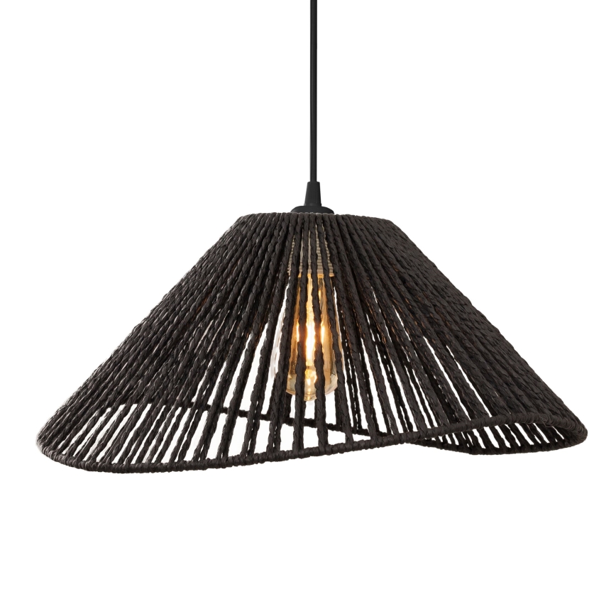 MAXLIGHT P0579 - Lampadario a sospensione con filo AMALFI 1xE27/15W/230V diametro 45 cm nero