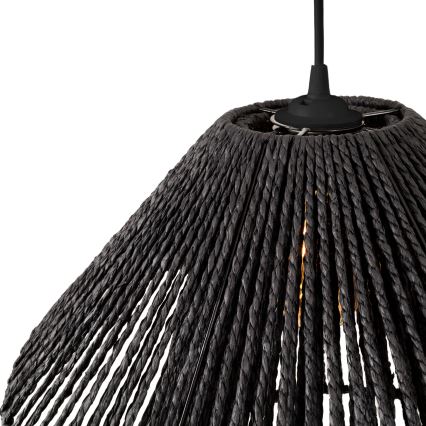 MAXLIGHT P0580 - Lampadario a sospensione con filo AMALFI 1xE27/15W/230V diametro 45 cm nero