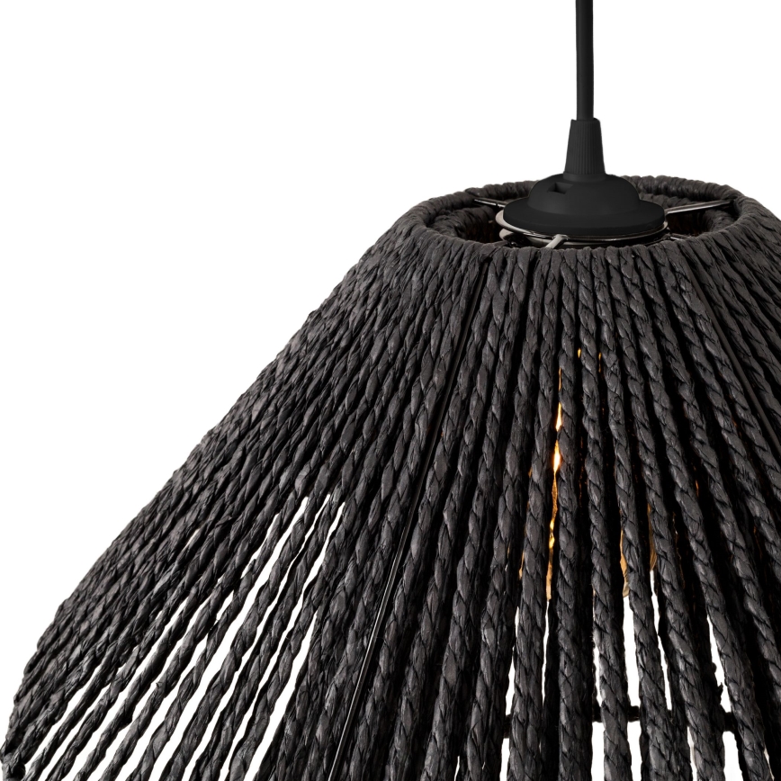MAXLIGHT P0580 - Lampadario a sospensione con filo AMALFI 1xE27/15W/230V diametro 45 cm nero