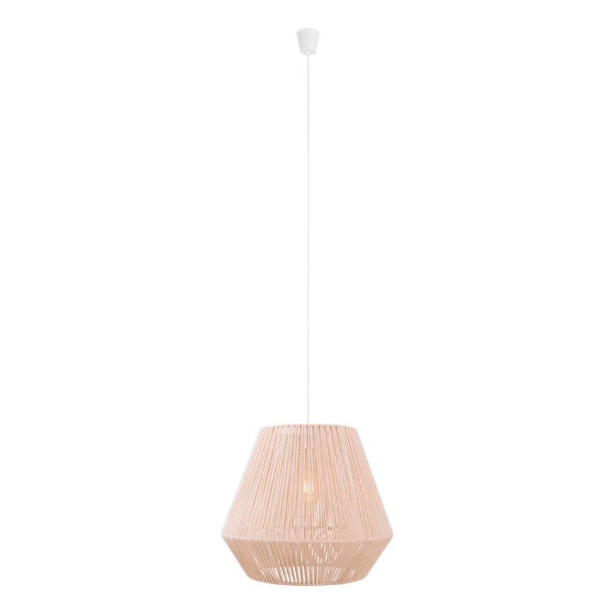 MAXLIGHT P0584 - Lampadario a sospensione con filo PRASLIN 1xE27/15W/230V diametro 44 cm beige