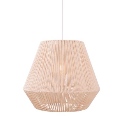 MAXLIGHT P0584 - Lampadario a sospensione con filo PRASLIN 1xE27/15W/230V diametro 44 cm beige