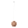 MAXLIGHT P0586 - Lampadario a sospensione con filo LABRIZ 1xE27/15W/230V diametro 35 cm beige