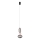MAXLIGHT P0591 - Lampadario LED a sospensione con filo BORA LED/10W/230V diametro 22 cm bianco/nero