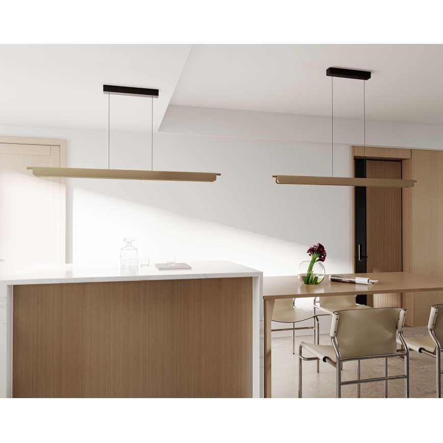 MAXLIGHT P0596 - Lampadario LED dimmerabile a sospensione su cavo JO-JO LED/40W/230V 2700/4500/5500K dorato