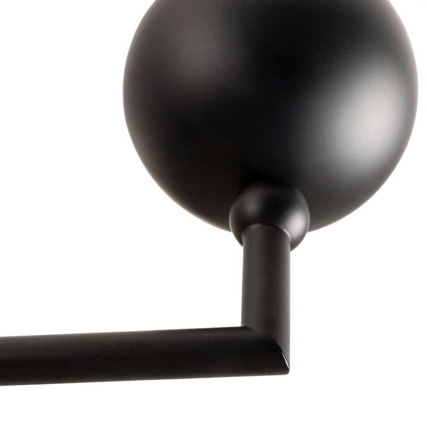 MAXLIGHT P0632 - Lampadario a sospensione su asta NOVA 7xG9/7W/230V Ø 70 cm nero