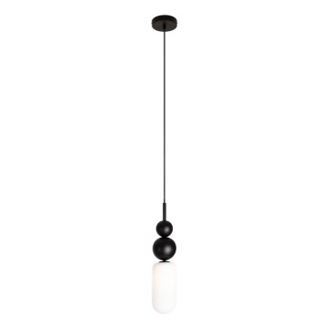 MAXLIGHT P0641 - Lampada a sospensione con cavo NOVA 1xG9/12W/230V Ø 12 cm, nero