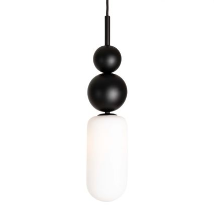 MAXLIGHT P0641 - Lampada a sospensione con cavo NOVA 1xG9/12W/230V Ø 12 cm, nero
