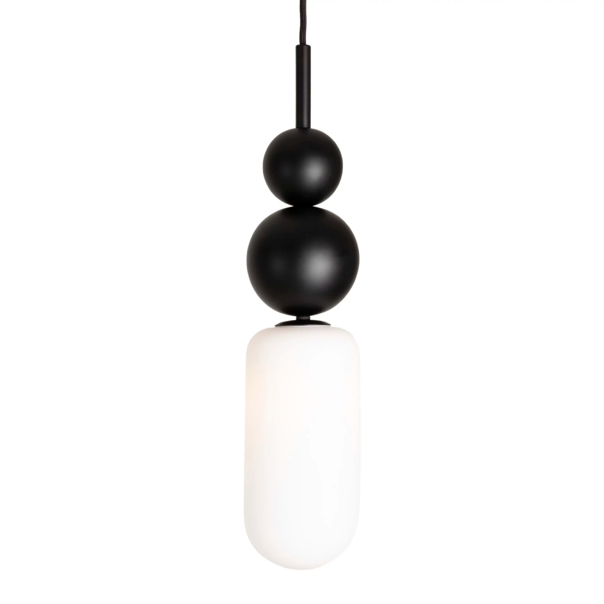 MAXLIGHT P0641 - Lampada a sospensione con cavo NOVA 1xG9/12W/230V Ø 12 cm, nero