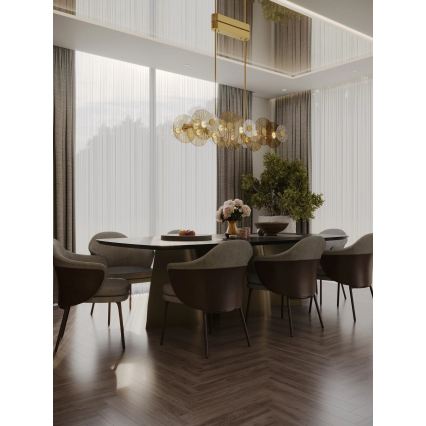 MAXLIGHT P0643 - Lampadario LED a stelo ALLURE LED/51W/230V oro