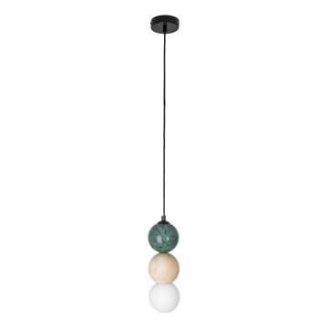 MAXLIGHT P0665 - Lampada a sospensione con cavo ALICE 1xG9/7W/230V Ø 10 cm nero