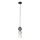 MAXLIGHT P0665 - Lampada a sospensione con cavo ALICE 1xG9/7W/230V Ø 10 cm nero