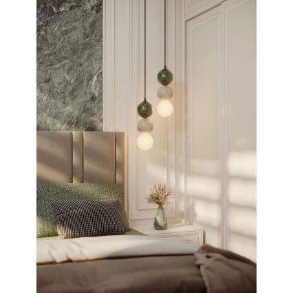 MAXLIGHT P0665 - Lampada a sospensione con cavo ALICE 1xG9/7W/230V Ø 10 cm nero