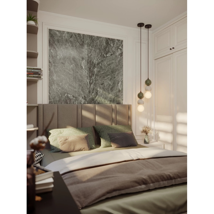 MAXLIGHT P0665 - Lampada a sospensione con cavo ALICE 1xG9/7W/230V Ø 10 cm nero