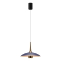 MAXLIGHT P0675 - Lampadario LED a sospensione su cavo MANUKA LED/12W/230V Ø 28 cm oro/blu