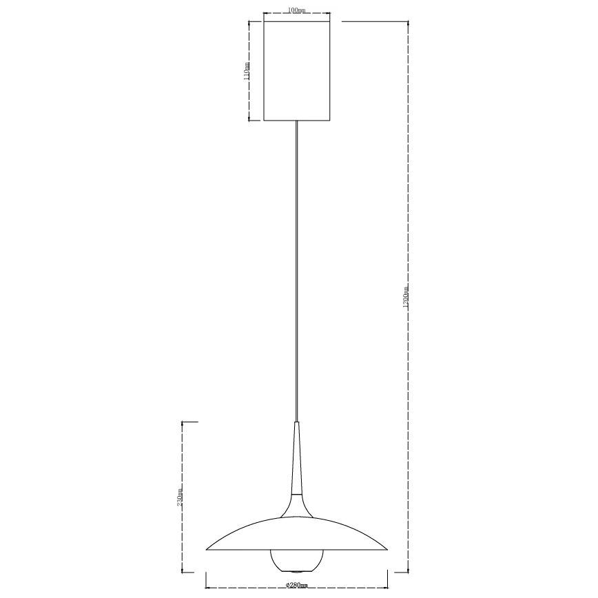 MAXLIGHT P0675 - Lampadario LED a sospensione su cavo MANUKA LED/12W/230V Ø 28 cm oro/blu