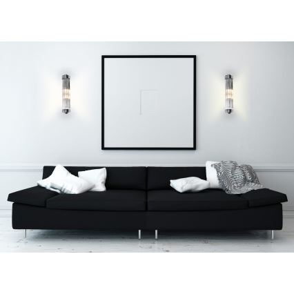 MAXLIGHT W0241 - Applique FLORENCE 2xE14/40W/230V cromo lucido