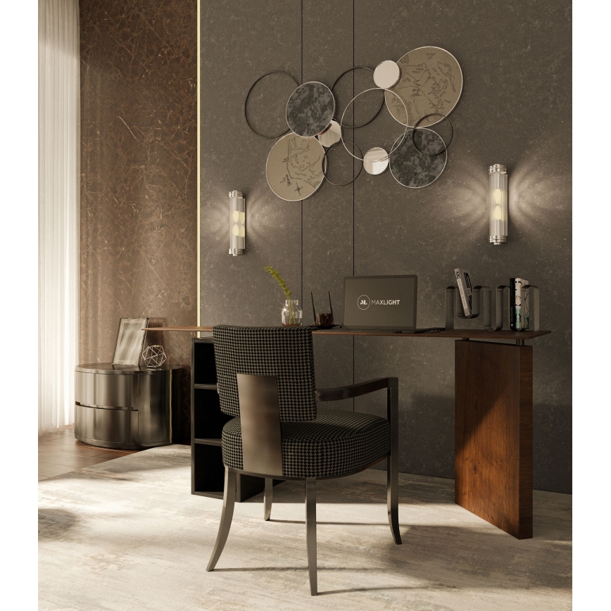 MAXLIGHT W0241 - Applique FLORENCE 2xE14/40W/230V cromo lucido