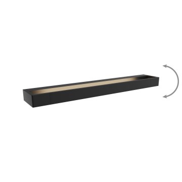MAXLIGHT W0309 - Applique a LED da bagno FLINK LED/18W/230V 60 cm IP44 nero