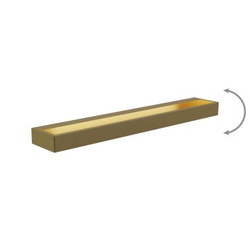 MAXLIGHT W0319 - Applique a LED da bagno FLINK LED/18W/230V 60 cm IP44 oro