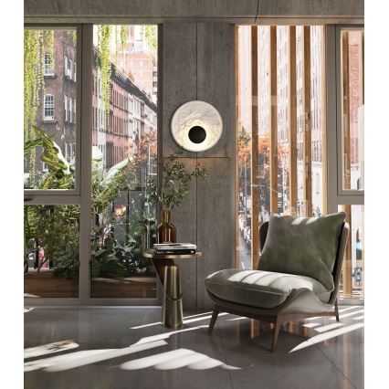 MAXLIGHT W0325 - Applique a LED OYAKA LED/5W/230V diametro 29 cm bianco/nero