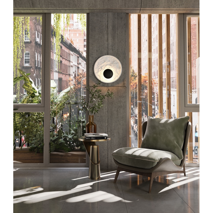 MAXLIGHT W0325 - Applique a LED OYAKA LED/5W/230V diametro 29 cm bianco/nero