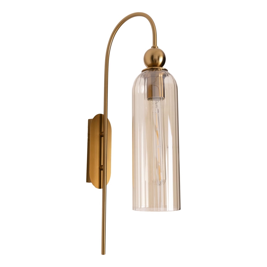 MAXLIGHT W0332 - Applique CAMPANILA 1xE27/40W/230V ottone/beige