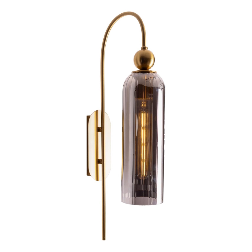 MAXLIGHT W0333 - Applique CAMPANILA 1xE27/40W/230V ottone/grigio