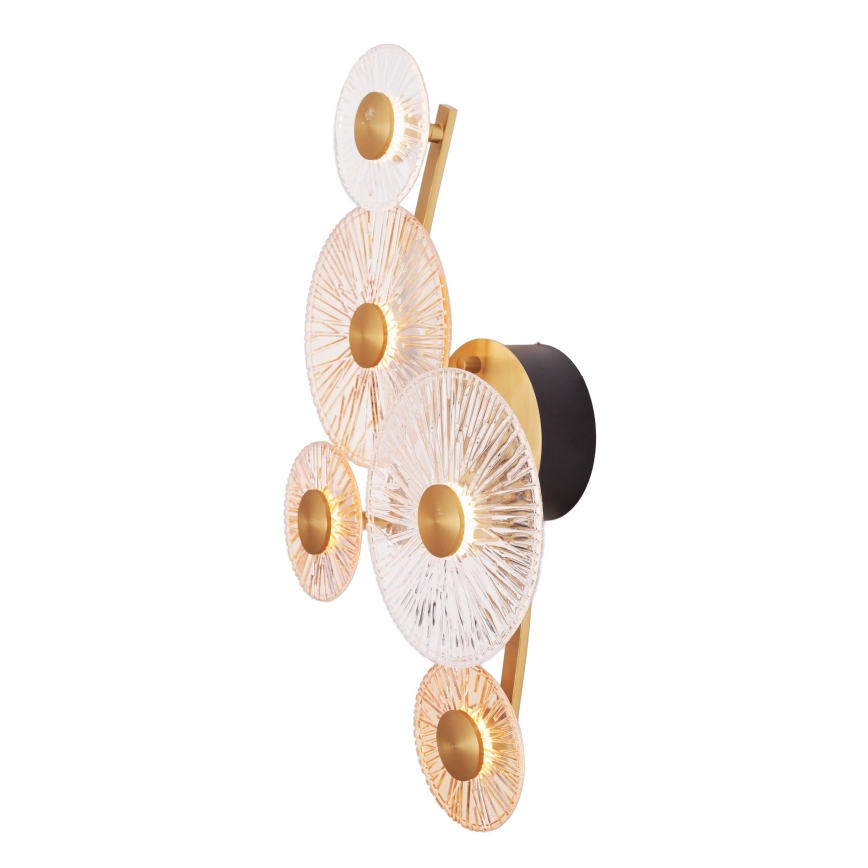 MAXLIGHT W0357 - Applique a LED ALLURE 5xLED/5W/230V oro
