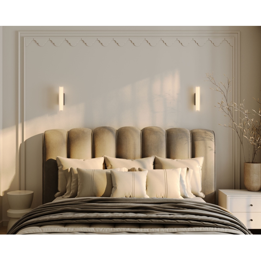 MAXLIGHT W0363 - Applique a LED da bagno FAYETTE LED/6W/230V 31 cm IP44 nero