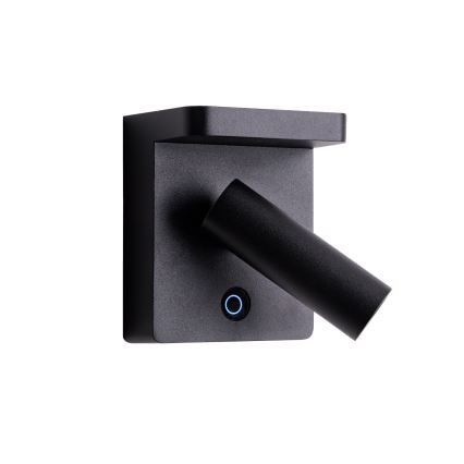 MAXLIGHT W0374 - Luce Spot da parete a LED con ricarica wireless LOFER LED/7W/230V nero