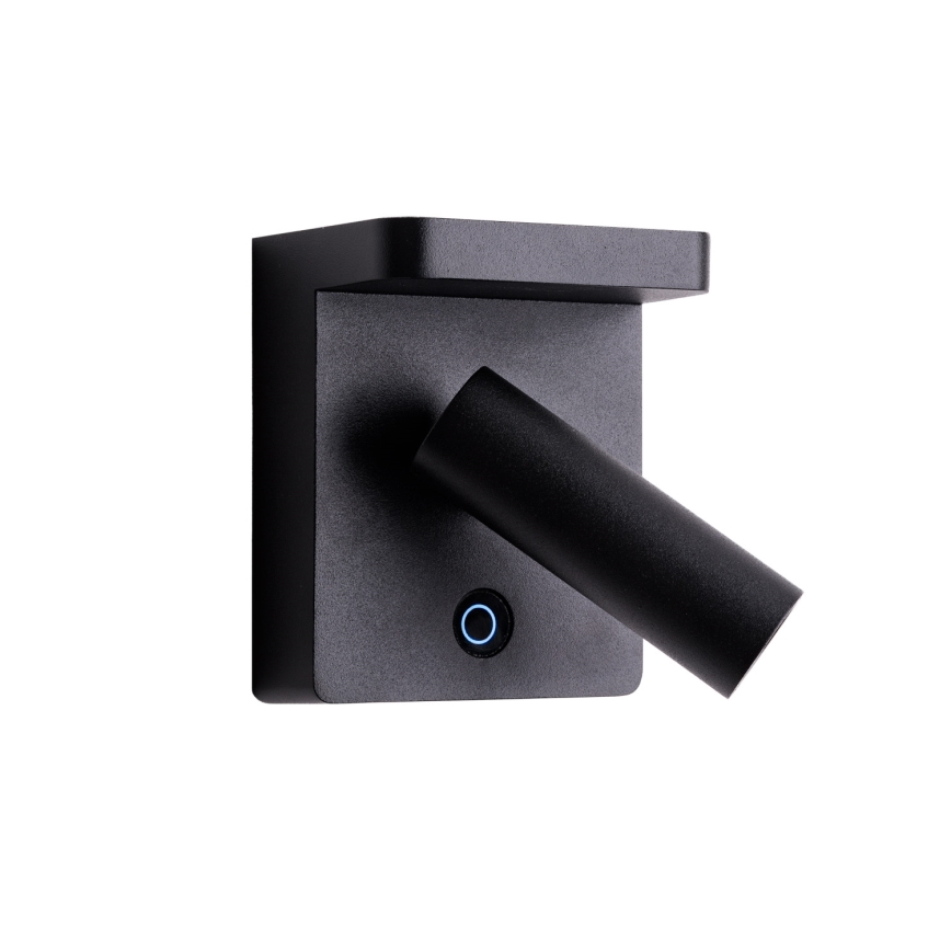 MAXLIGHT W0374 - Luce Spot da parete a LED con ricarica wireless LOFER LED/7W/230V nero