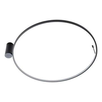 MAXLIGHT W0437 - Lampada da soffitto per bagno a LED VISUAL LED/28W/230V Ø 80 cm IP44 nera
