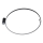 MAXLIGHT W0437 - Lampada da soffitto per bagno a LED VISUAL LED/28W/230V Ø 80 cm IP44 nera